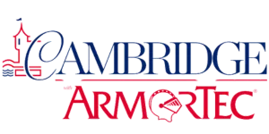Logo of Ambridge Armor, a company specializing in protective gear and armor solutions.