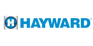Hayward logo in blue, representing a leading brand in swimming pool equipment and technology.