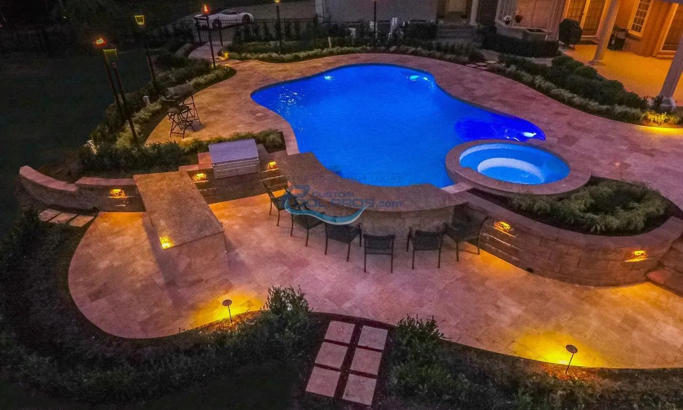 Custom swimming pool in Pennsylvania