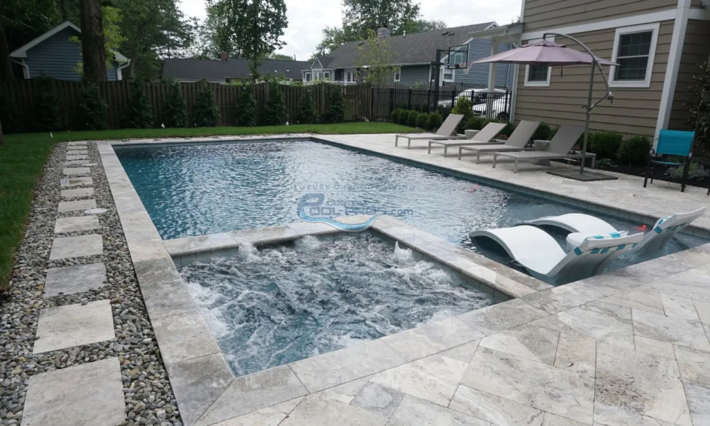 Custom swimming pool in Pennsylvania