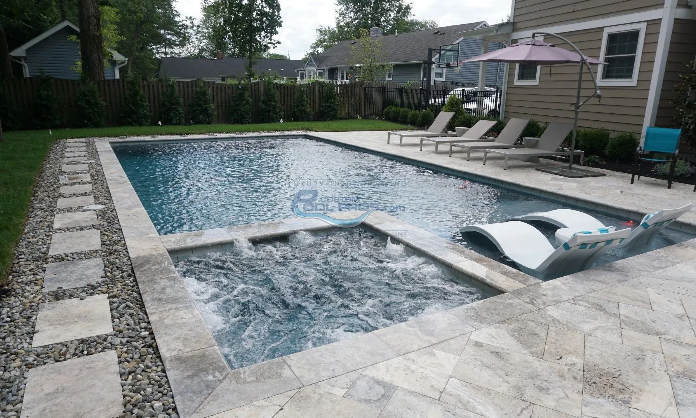 Custom swimming pool in Pennsylvania