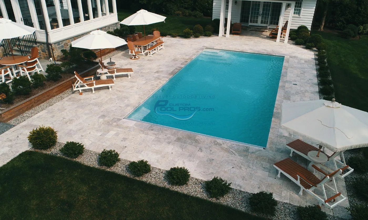 Custom swimming pool in Pennsylvania