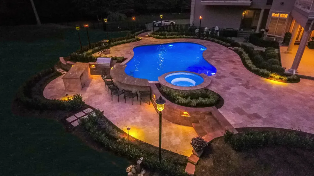 Custom swimming pool in Pennsylvania