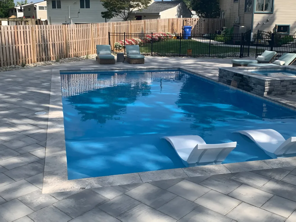 Custom swimming pool in Pennsylvania